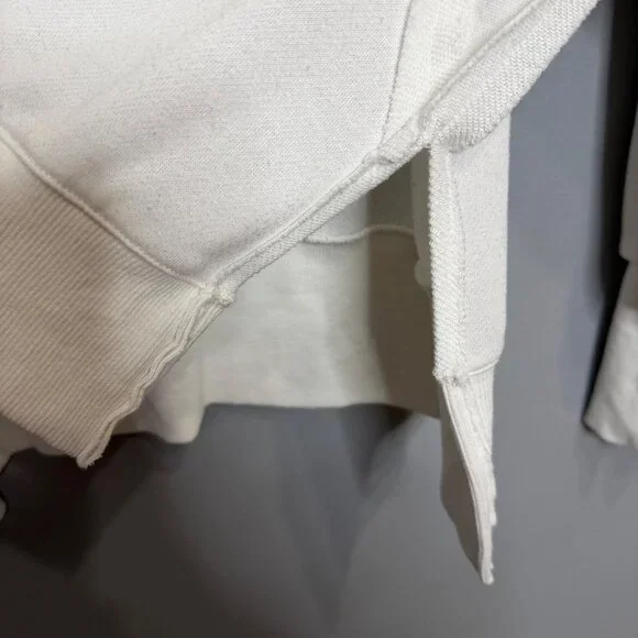 WE THE FREE PEOPLE camden graphic pullover in sea salt combo size M - Picture 6 of 8